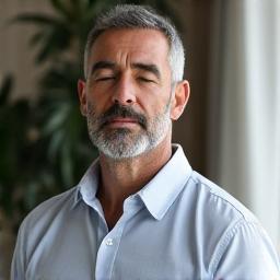 Marco R., 48 anni, manager, pratica yoga in un gruppo Benessere Zenit