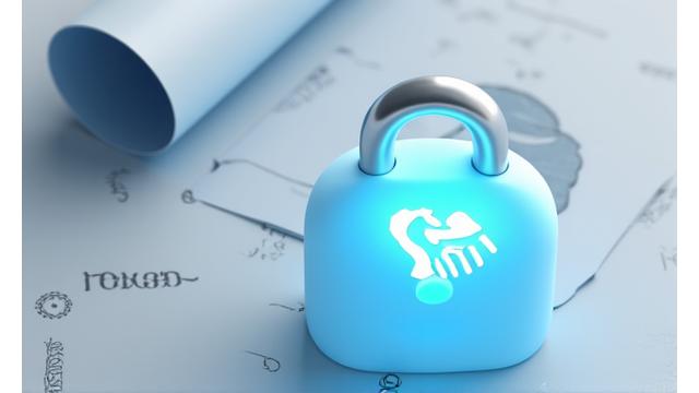 Un documento legale stilizzato con in primo piano un lucchetto aperto e una stretta di mano, simboli di fiducia e sicurezza, su sfondo neutro e pulito.