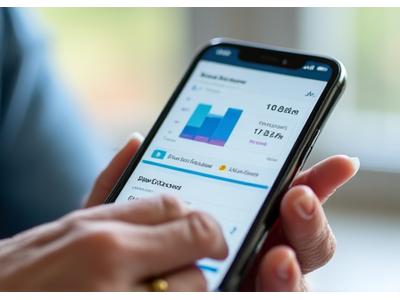 Schermata di un'applicazione mobile con grafico del glucosio sanguigno.